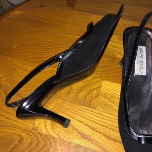 Bruno Magli like new stunning black heels. Good for a narrow foot.